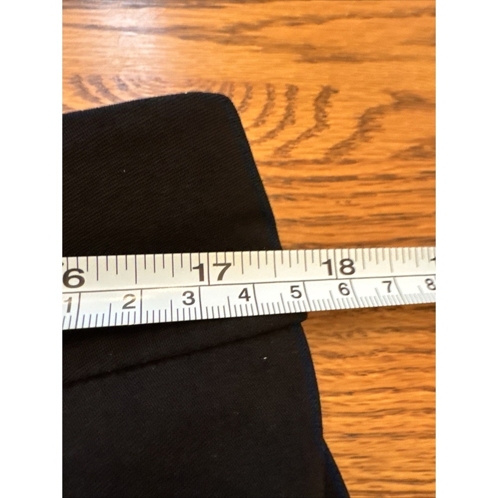 Chicos Juliet Ponte Ankle Pants Size 2.5 US 14 Black Pull On Stretch Career EUC - Picture 5 of 6